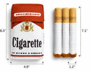 Pupack Cigarette Pack Dog Toy